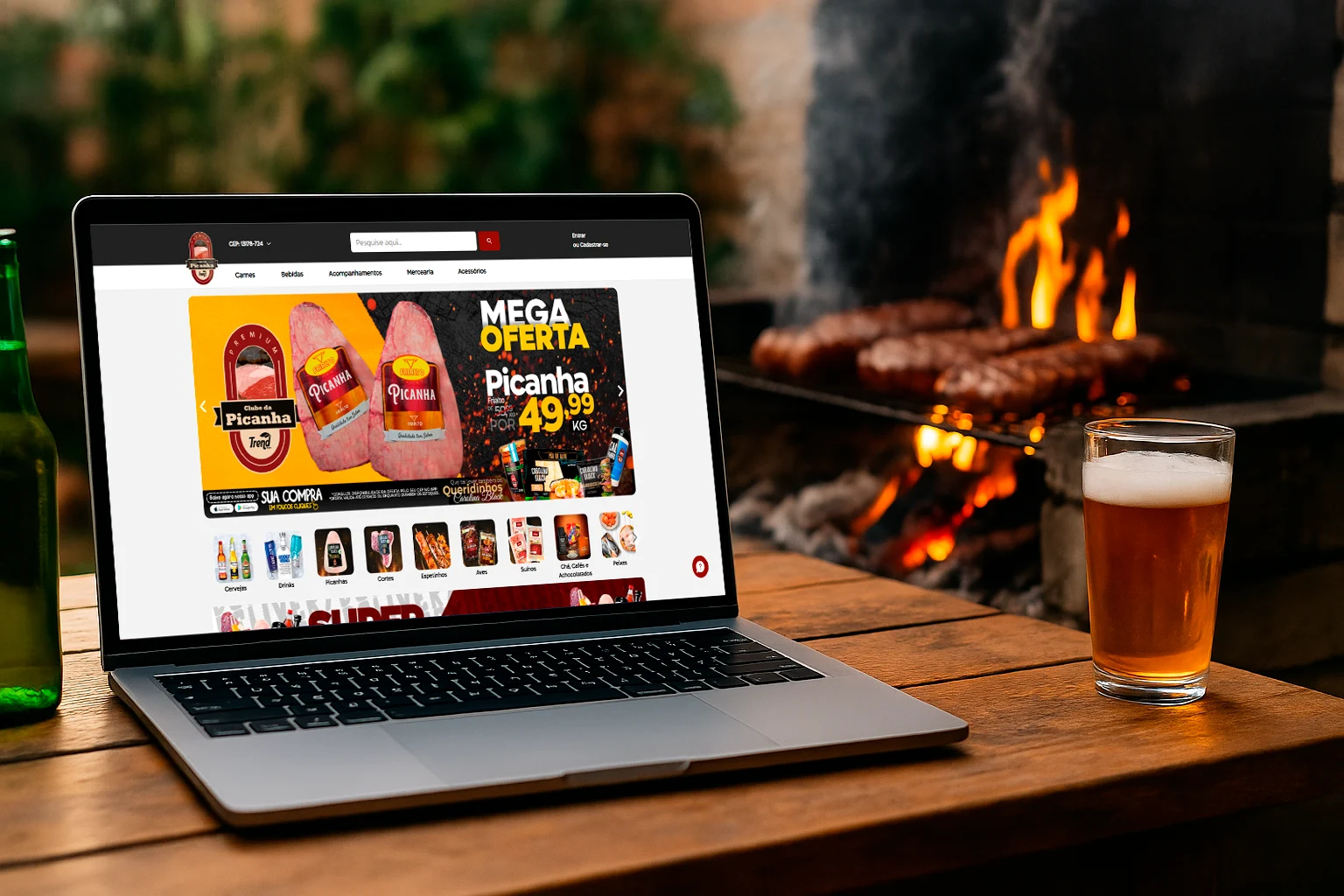Clube da Picanha Trend — projeto Direxy